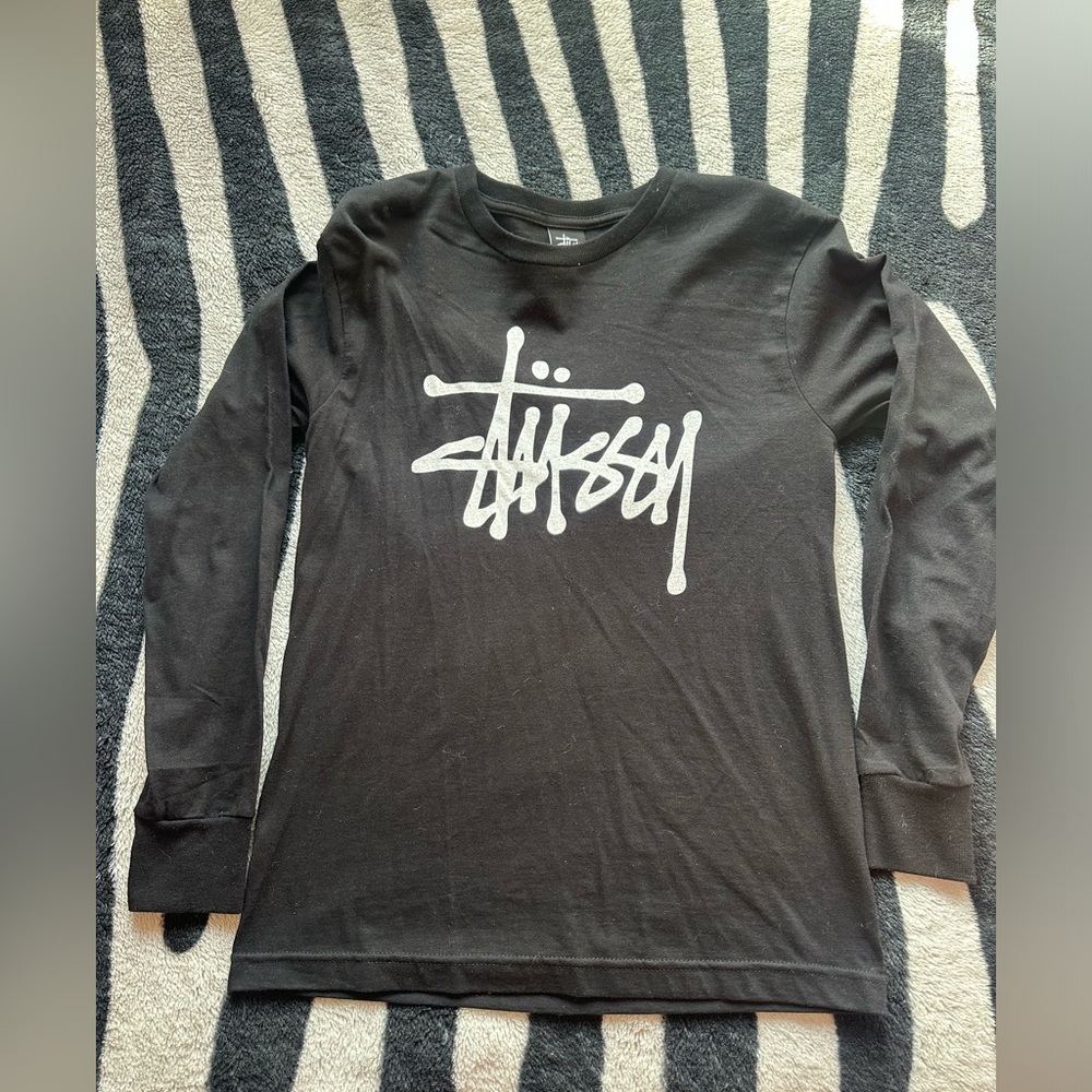 Black stussy long sleeve